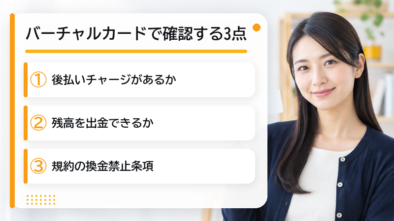 バーチャルカード現金化は規約違反?発行アプリ別の出金可否と手数料